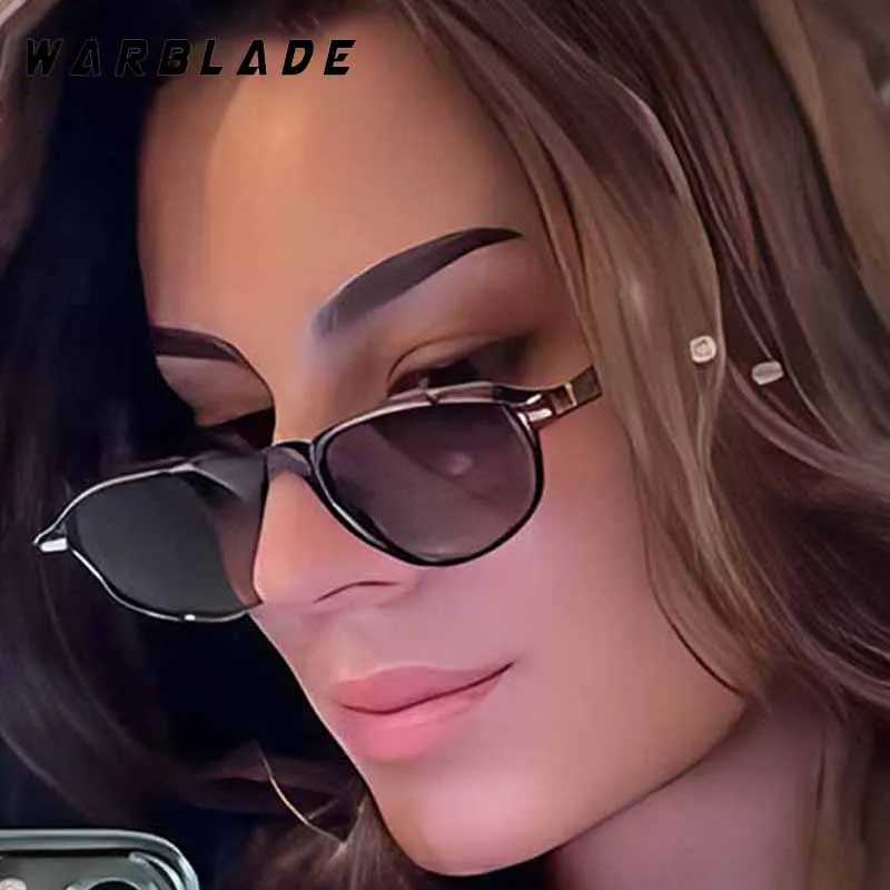 

Fashion Designer Oval Small Frame Women's Sunglasses Luxury Rivets Decoration Men Sunglass Drive Travel Popular Eyewear UV400