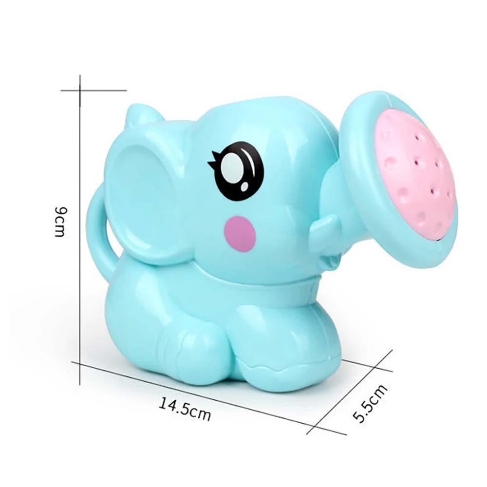 Kids Elephant Watering Pot Bath Toy Cartoon Plastic Kettle Bath Shower Tool Baby Bathroom Toy for Children Summer Bath Sprinkler