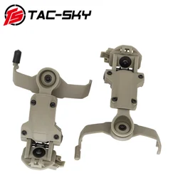 TAC-SKY Tactical Helmet Mount Adapter ARC Track Mount Headset Accessories Compatible With Outdoor Hunting COMTA II III Headset