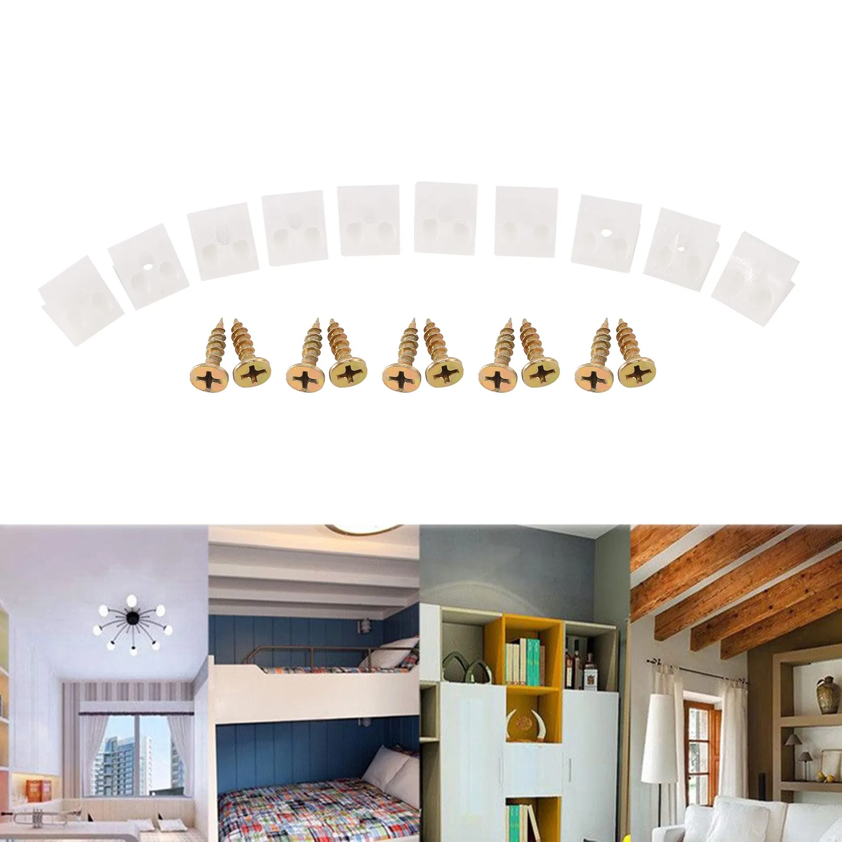 Упаковка из 10 мебельных сундука, нижнего провисания, ремонт, исправление ремонтных клинья, ГОРЯЧИЕ