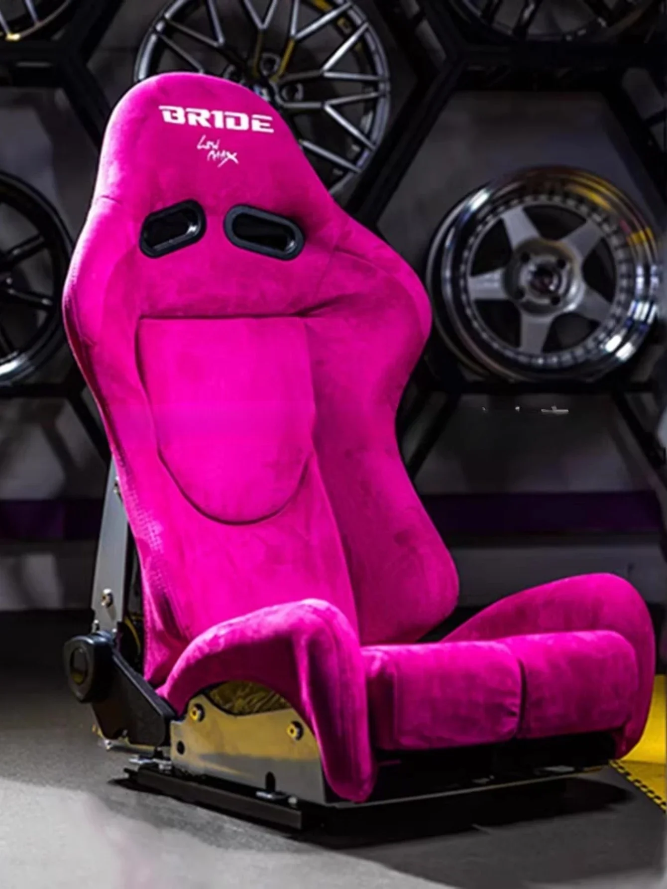 

New color scheme suede racing seat, modified car adjustable seat back, fiberglass universal seat plus size