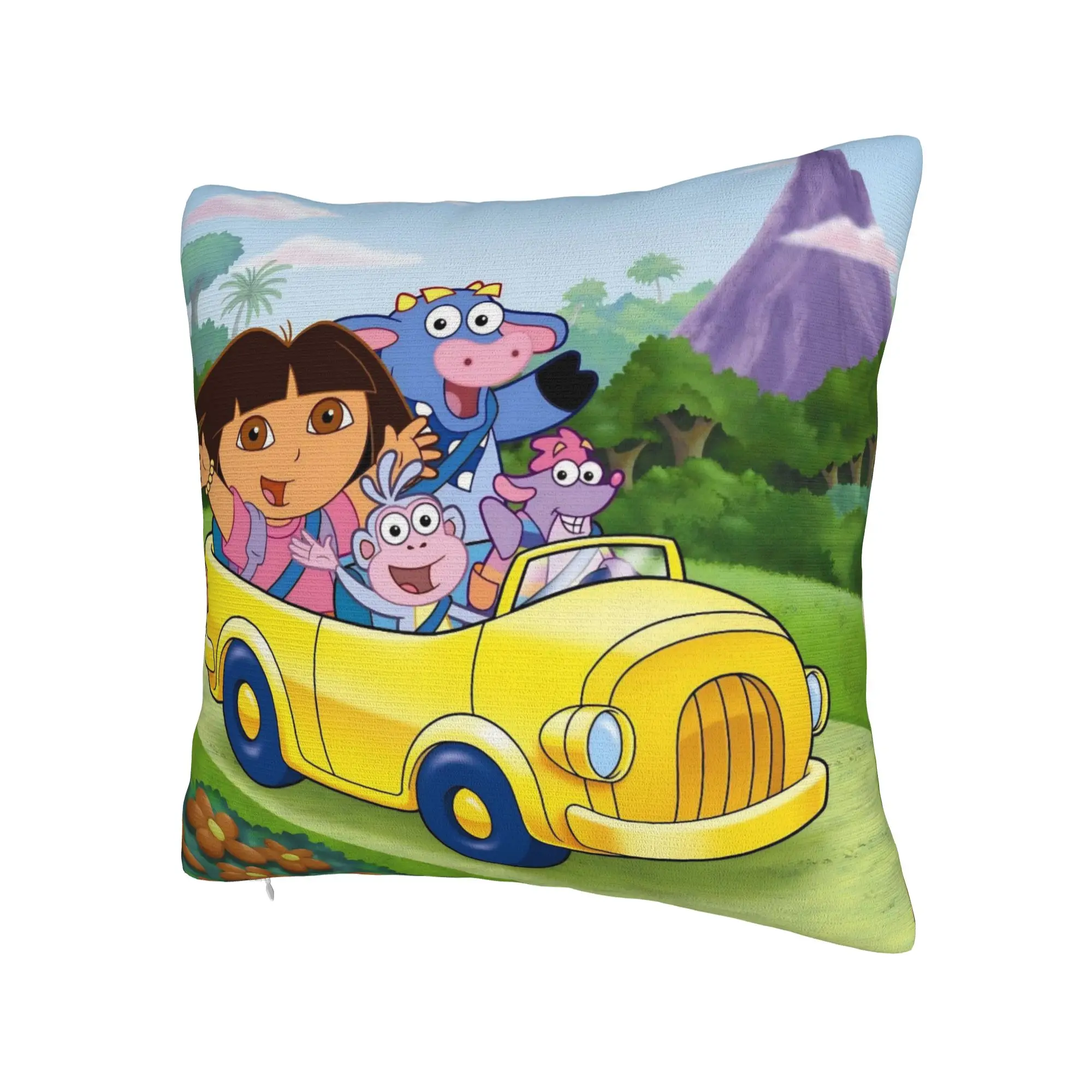 Decorative Pillow Cover D-Doras The Explorers Product Home  Throw Pillow Case Cover Square Style Multi Size