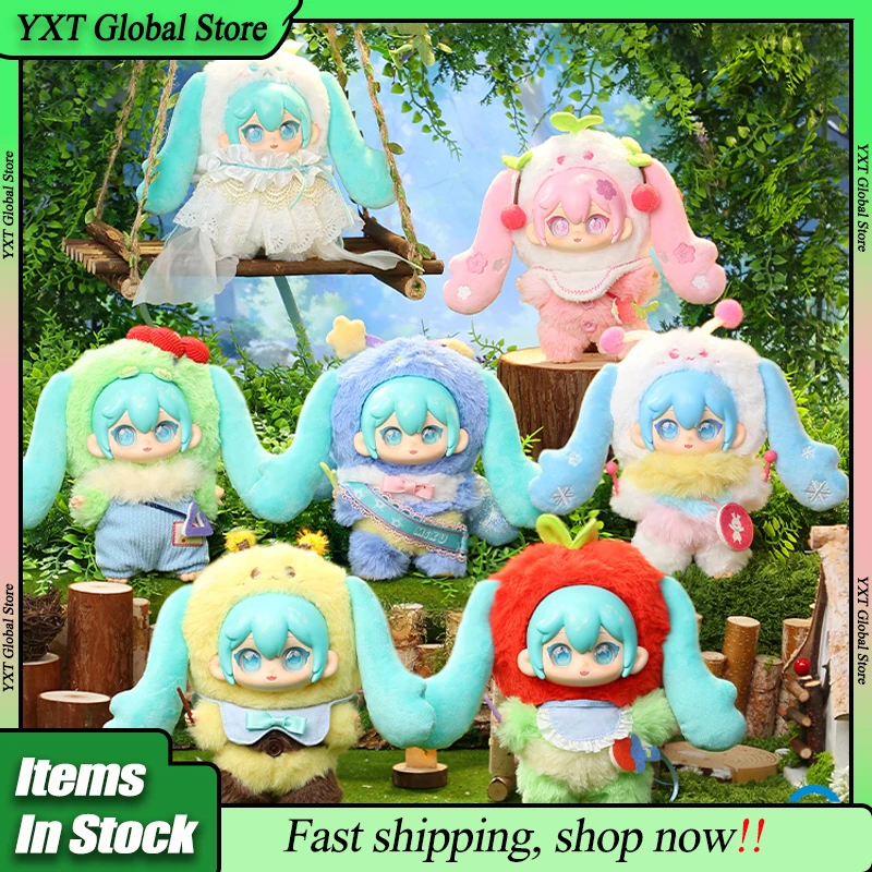 

Новая серия Hatsune Miku Forest Music Festival, виниловая глухая коробка для лица, плюшевая аниме-фигурка, украшение для сумки, подвеска, брелок, рождественская игрушка