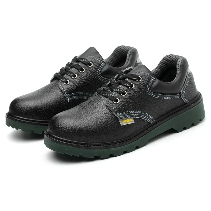 Men's Steel Toe Anti-smash Anti-puncture Insulation Warm and Breathable Anti-smashing Safety Shoes One Piece Dropshipping