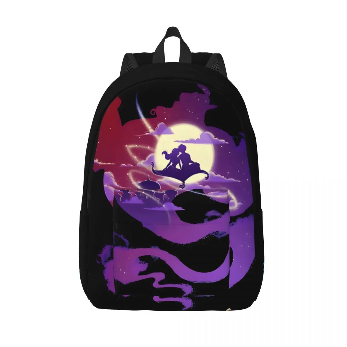 

Арабский ночной журнал большой емкости персонализированный рюкзак из мультфильма Аладдина Диснея для мужчин сумка для детского сада обратно в школу