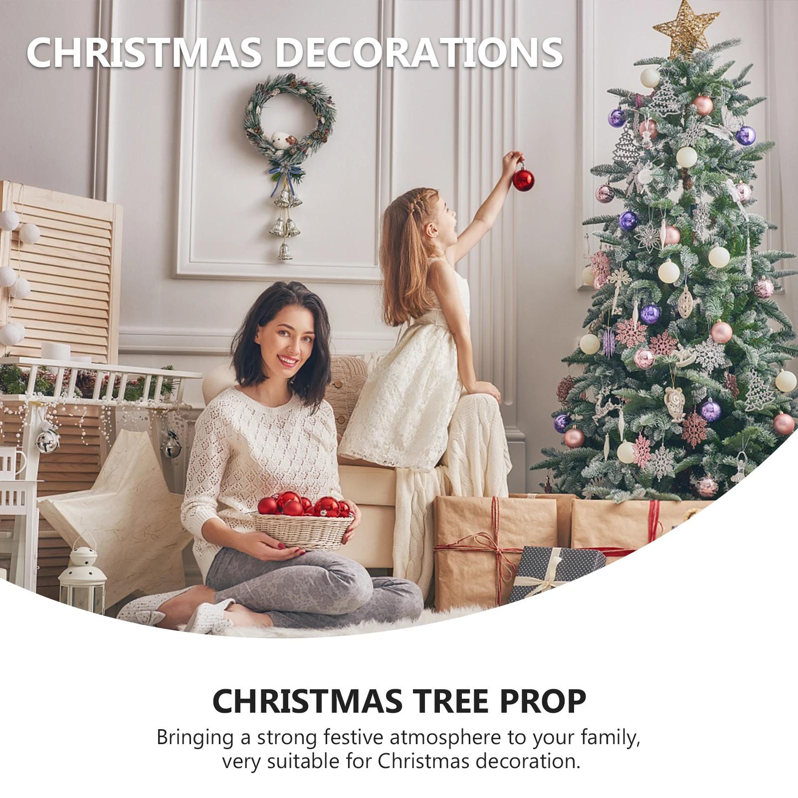 Christmas Tree Toppers Golden Wrought Iron Xmas Props Hollow Five Pointed Star nament Festive Decoration Bright Color Lighting