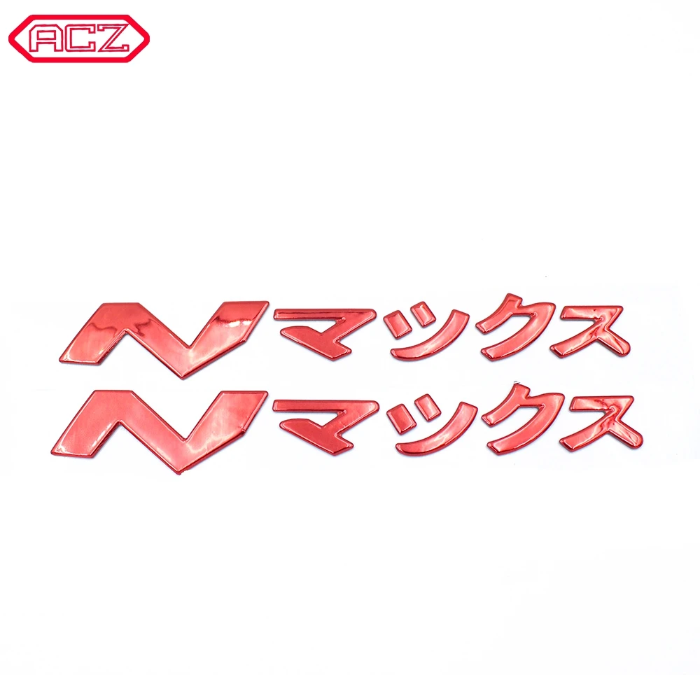 Motorcycle 3D Tank Emblem Stickers Waterproof Logo Decals Japanese N-MAX For Yamaha NMAX 155 N-MAX NMAX155 125 150