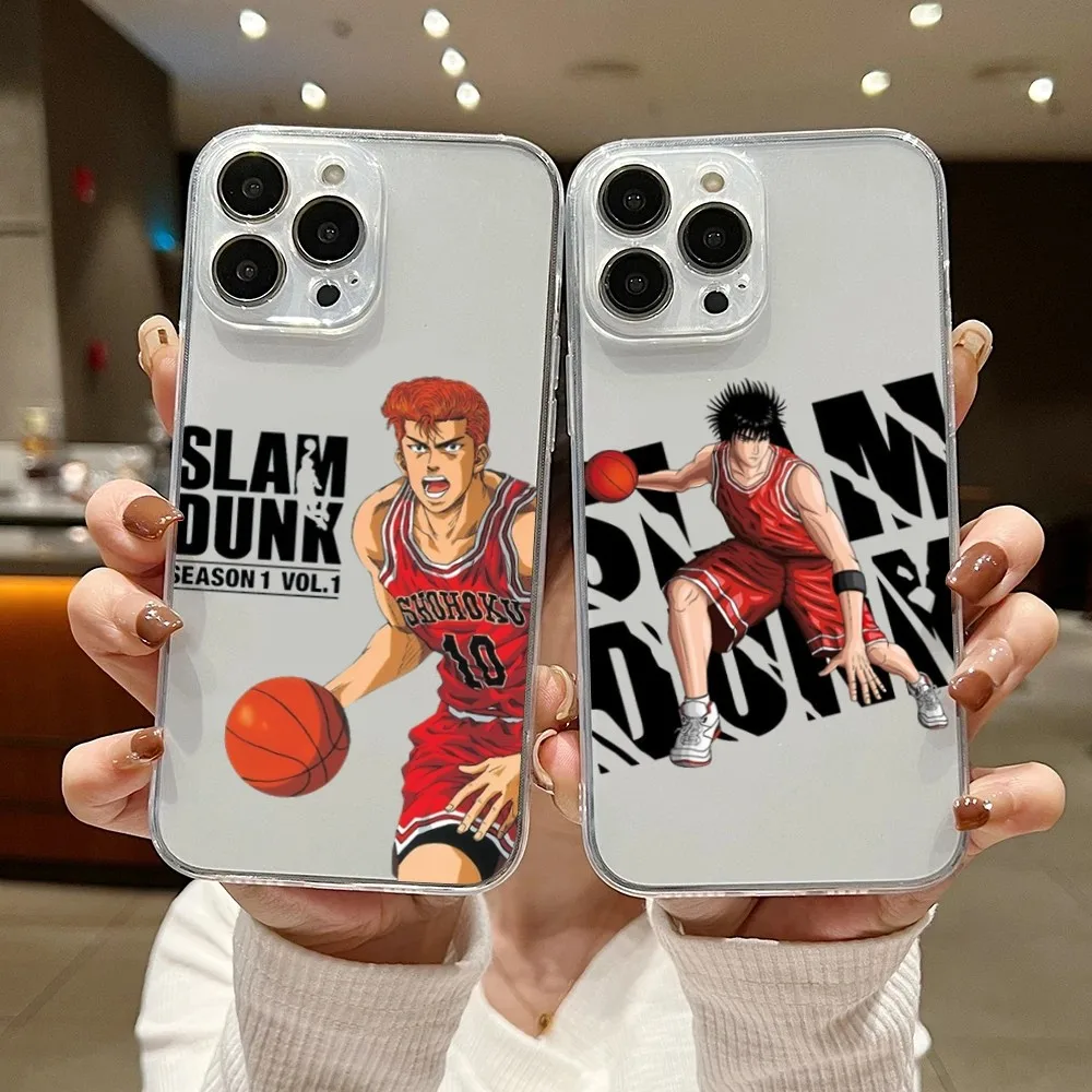 BIlibili SLAM DUNK Phone Case For Samsung Galaxy A73 53 32 22 5G  Note 20Ultra Shell