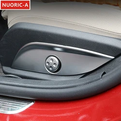Seat Adjustment Panel Decoration Cover Trim For Mercedes Benz C E Class W205 W213 GLC X253 2015-2018 Car Styling Interior