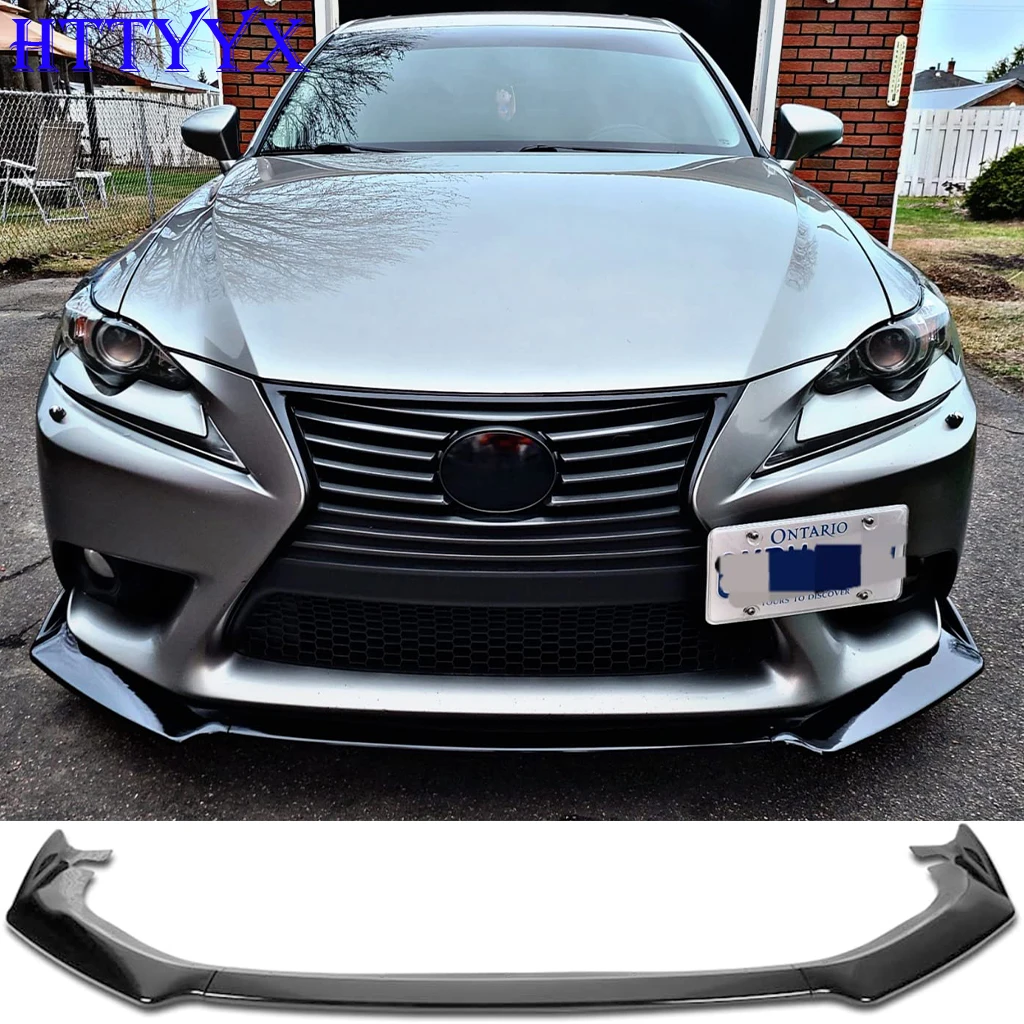 

Car Front Bumper Splitter Lip Diffuser Body Kit Spoiler Guard( Not Fit F-Sport Model ) For Lexus IS250 IS350 IS200t 2014-2016