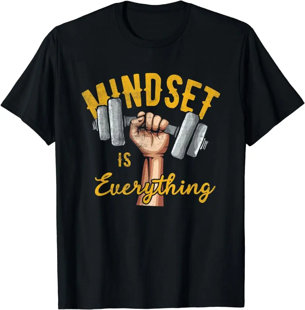 Growth Mindset 's Everything Entrepreneur Fitness Motivation T-Shirt For Man Woman Short Summer Tees Luxury Brand