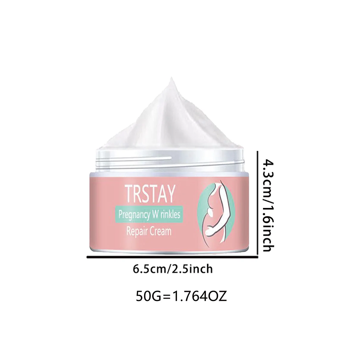 TRSTAY crème réparatrice pour la grossesse soins de la peau élasticité humidité collagène vergetures et cicatrices fondues pendant la maternité
