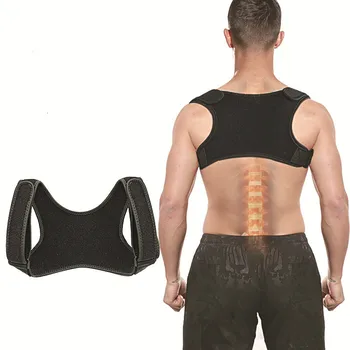 Correcteur de Posture du dos Invisible, attelle d'épaule réglable, Support droit, Support de clavicule pour hommes, femmes, adultes et enfants