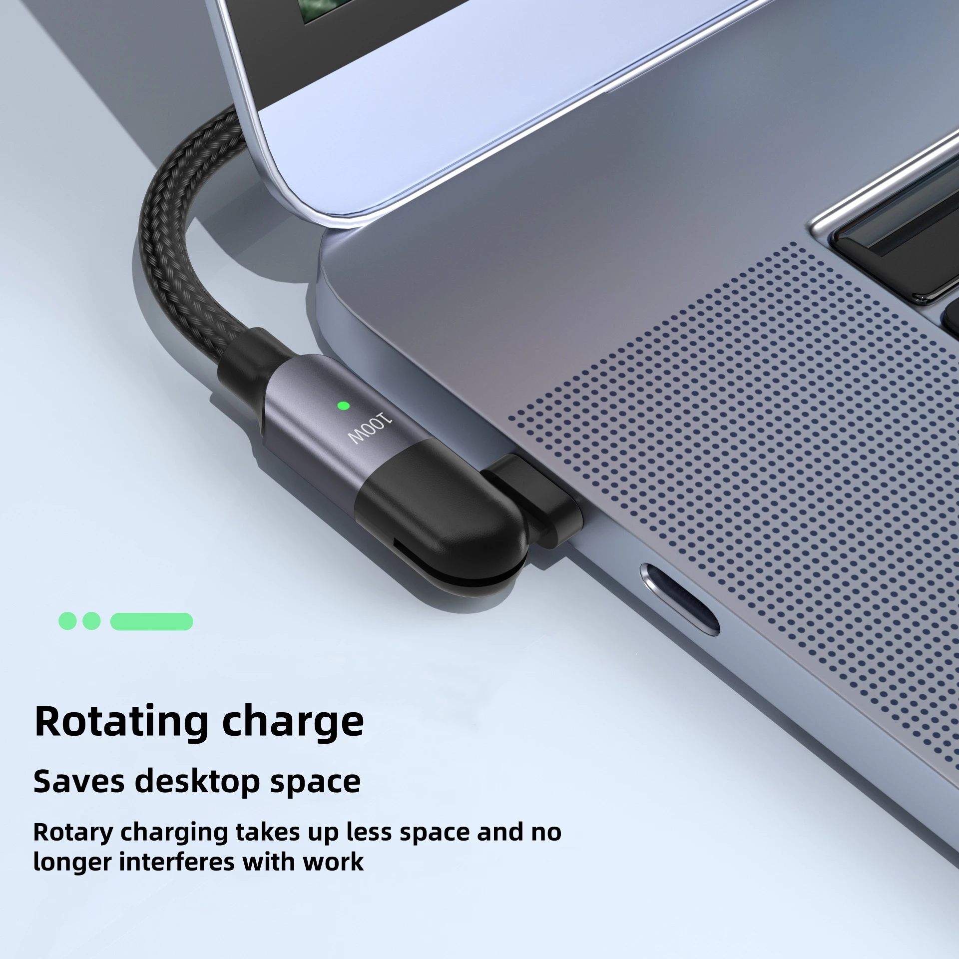100W USB C Fast Charging Cable 180 Degree Rotation Type C to Type C for usb c devices USB C to USB C Cable For Samsung
