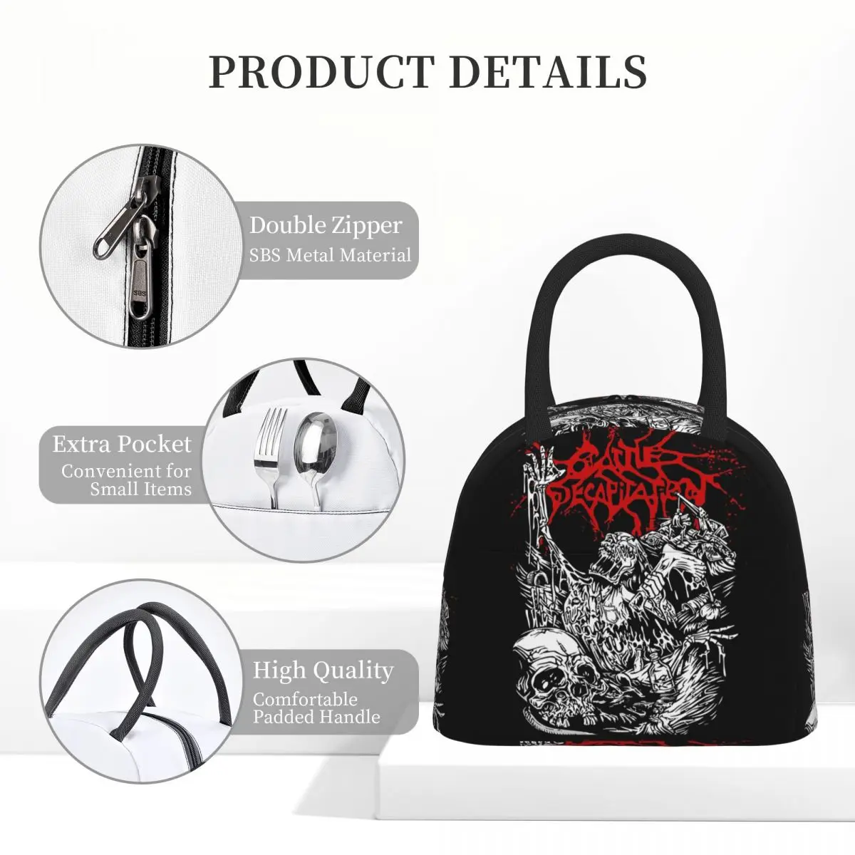 الماشية تقطيع تصميم أكياس الغداء معزول بينتو صندوق مقاوم للماء حقيبة حمل الغداء أكياس نزهة حقيبة للحفاظ على البرودة للمرأة الأطفال السفر