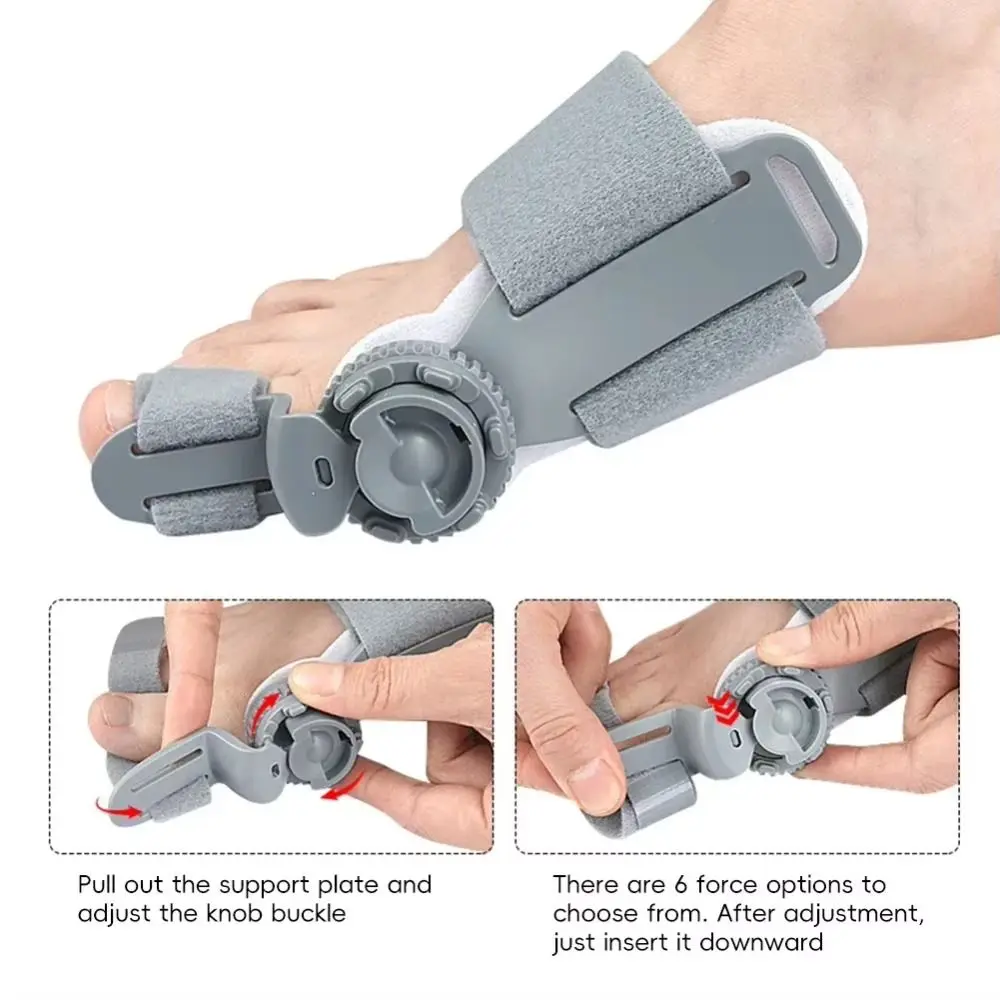 

Adjustable Bunion Corrector Toe Valgus Bunion Splint Big Toe Straightener Joint Support Dislocation Fracture