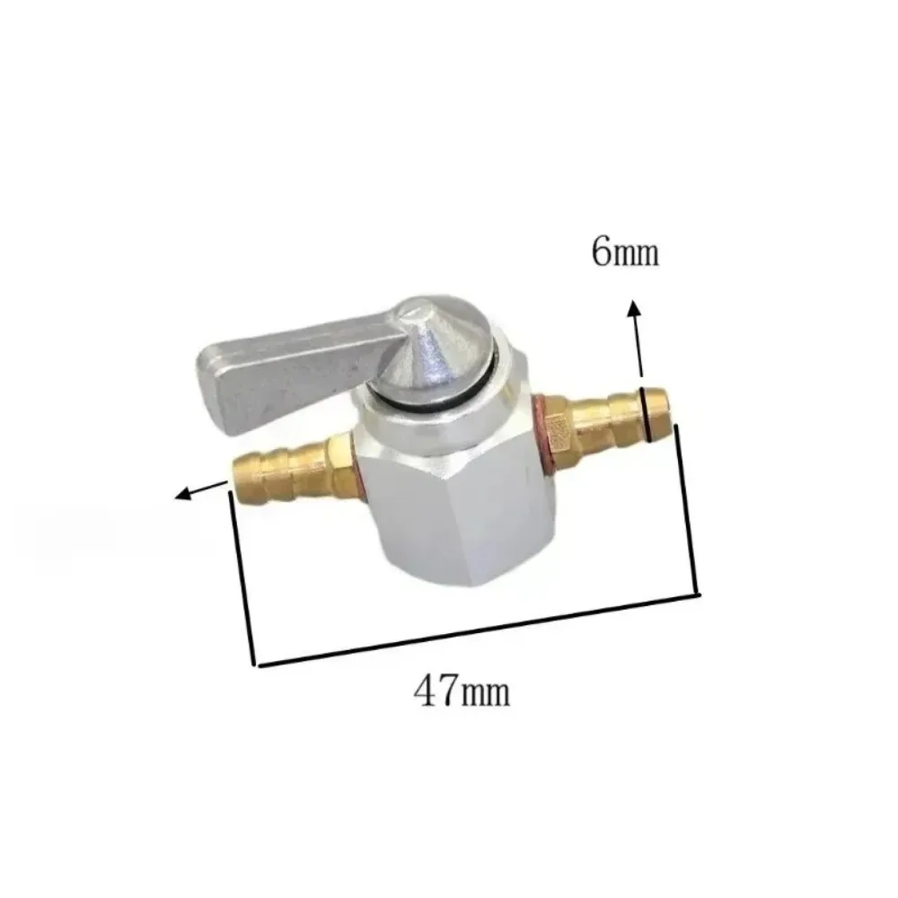 1pcs New  6mm Petrol Tap Motorcycle ON OFF Fuel Switch Quality for Fuel Tap Color Fuel Hose Universal Inline