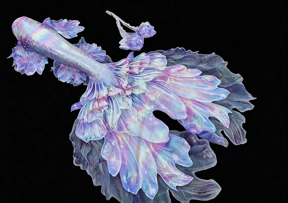 Aquarium & Marine Museum - カラフルな花のつぼみ魚マーメイドテール水着水族館マーメイド水中パフォーマンスダイビングトレーニングフィッシュテールビーチ撮影