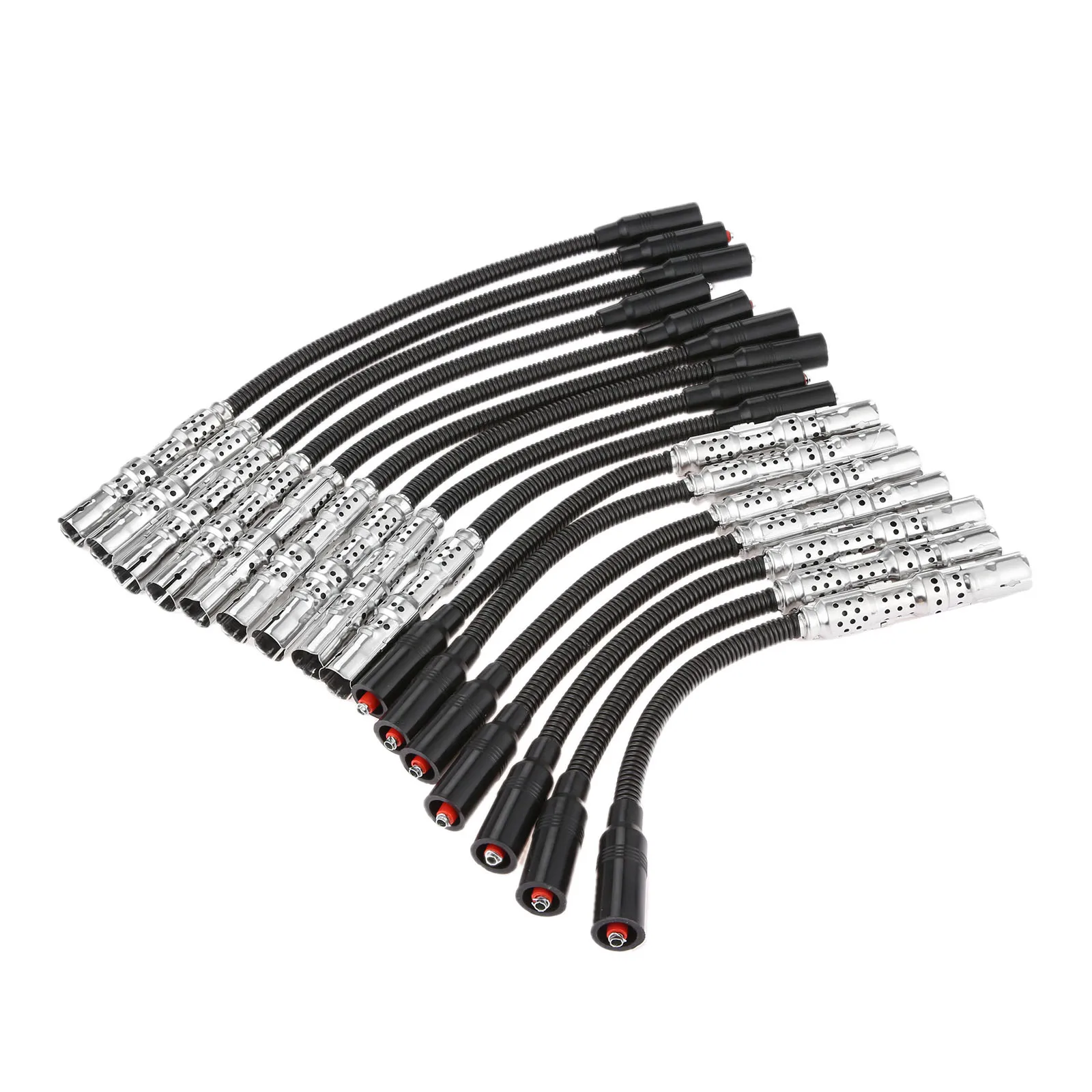 16Pcs Ignition Spark Plug Wire Cable 1131500019 90533002 Reliable Connection System for Mercedes-Benz Spark Plug Wire Kit