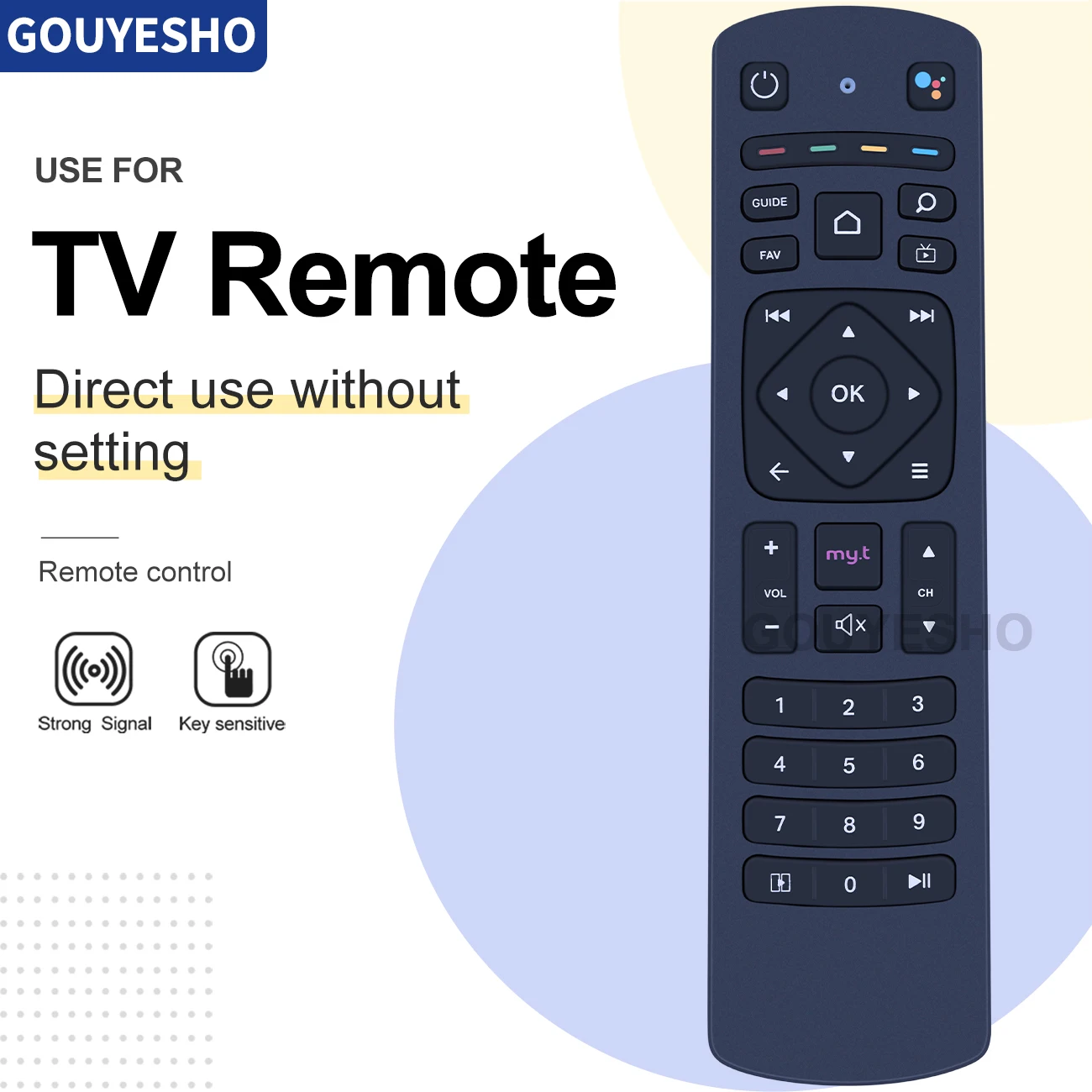 

New Voice Remote Control RC3593812/01BR Fit For my.t TV