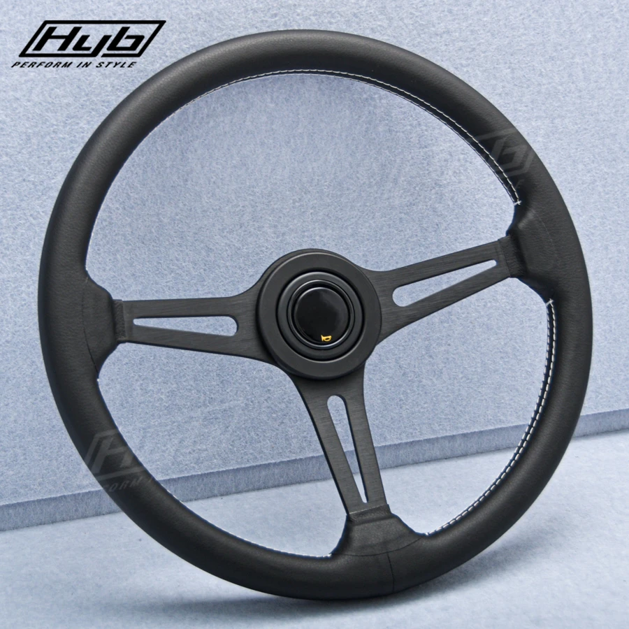 370mm JDM Rally Sports Steering Wheel 15inch Modified Racing Car Tuning Steering Wheel