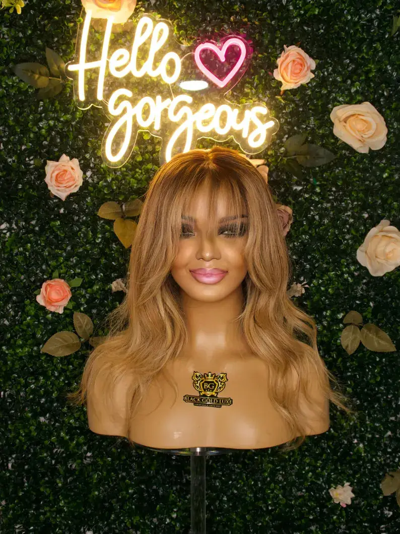 باروكات بدون صمغ مع الانفجارات تسليط الضوء على أومبير العسل شقراء الشعر الاصطناعية الفاخرة موجة عميقة 13*4 HD الدانتيل الشفاف الباروكات على التخليص #3