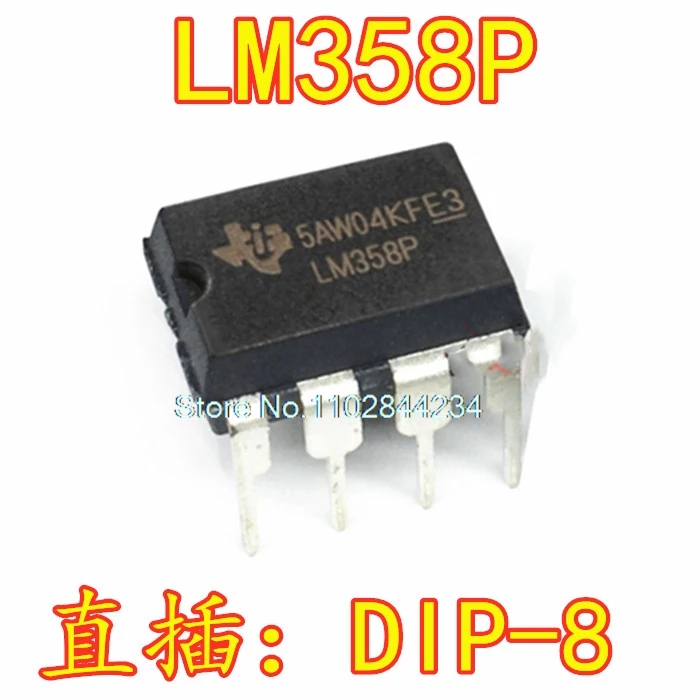 20PCS/LOT   LM358P    DIP-8  integrated circuit