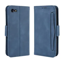 Flip Leather Cover For Apple iPhone 8 4.7 inch Separate Type Magnetic button Many Card Slot Wallet Fall prevention Phone Case