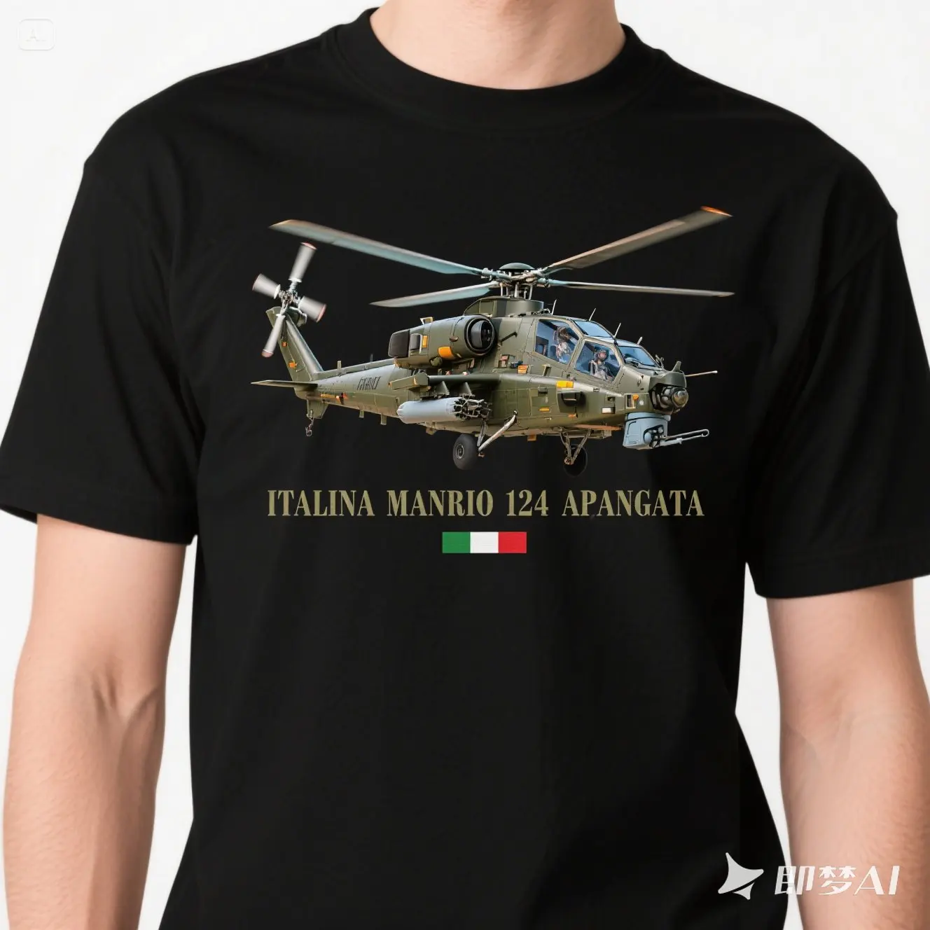 Итальянская армия Agusta A129 Mangusta Attack Helicopter футболка 100% хлопок с круглым вырезом летняя повседневная мужская футболка с коротким рукавом