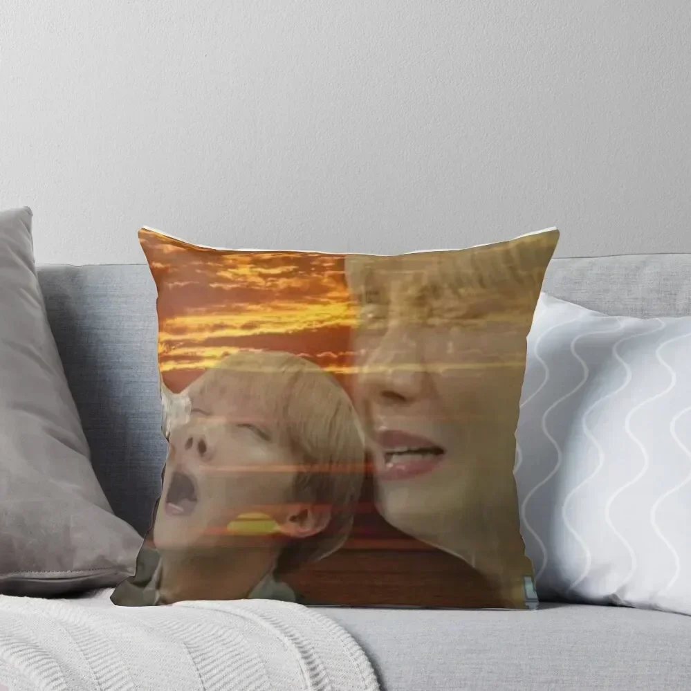 Jhope Crying Meme Throw Pillow Cushions Home Decor Pillow Case Christmas Sofa Cushions Covers pillow