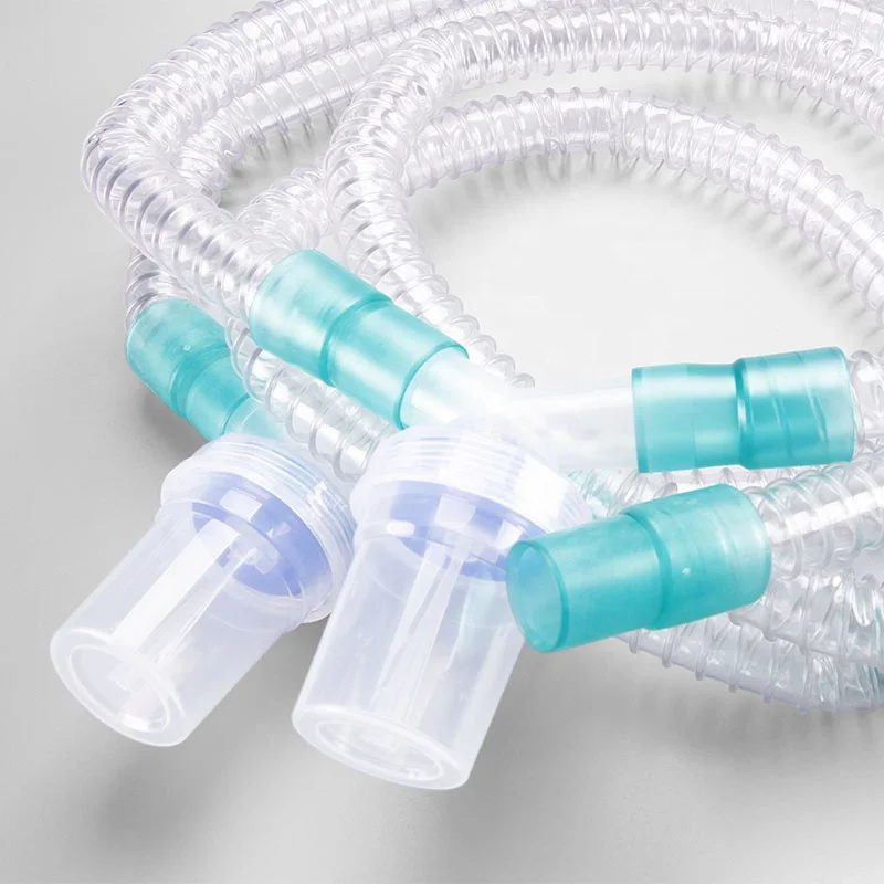 

High Quality PVC Reinforced Disposable Breathing Circuit(with Water Trap)
