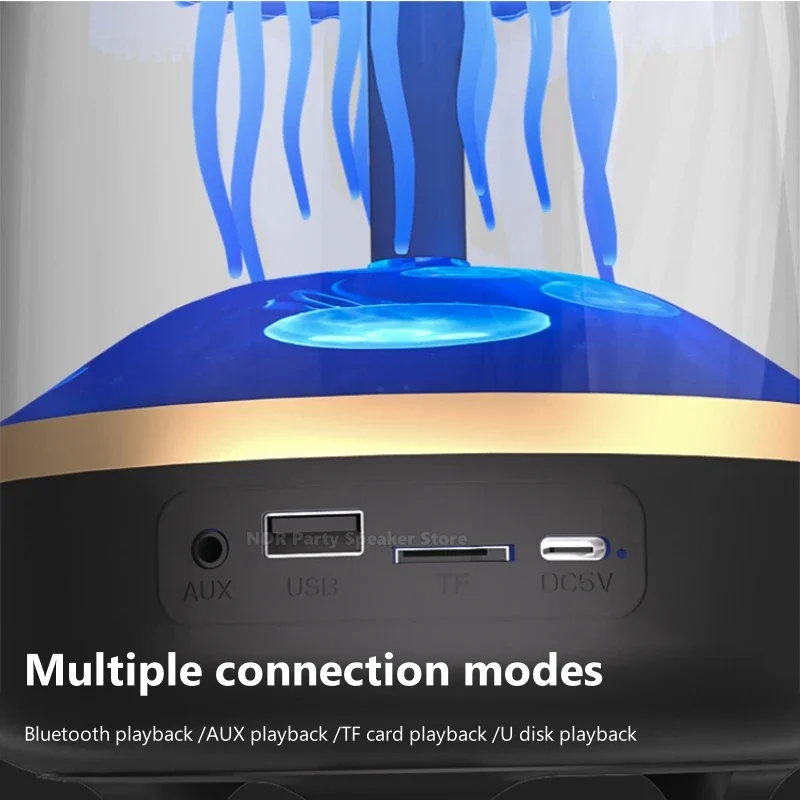 2025 Hot Selling Portable Wireless Speakers RGB Surround Sound Transparent Glass Subwoofer for Computer Use Home Entertainment