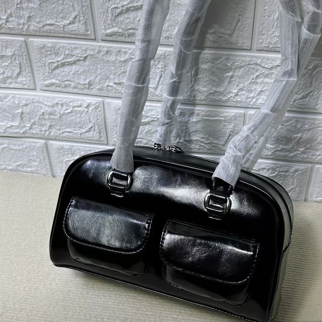 

Xu Yunzhen's same style bowling bag, a Korean niche brand original single-shoulder handbag