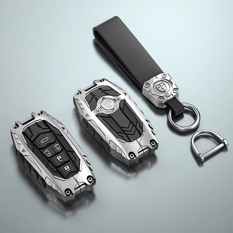 For Toyota Alphard PREVIA Voxy Noah Esquire Vellfire Harrier 5 Button Smart Remote Car Key Case Cover Keychain Accessories