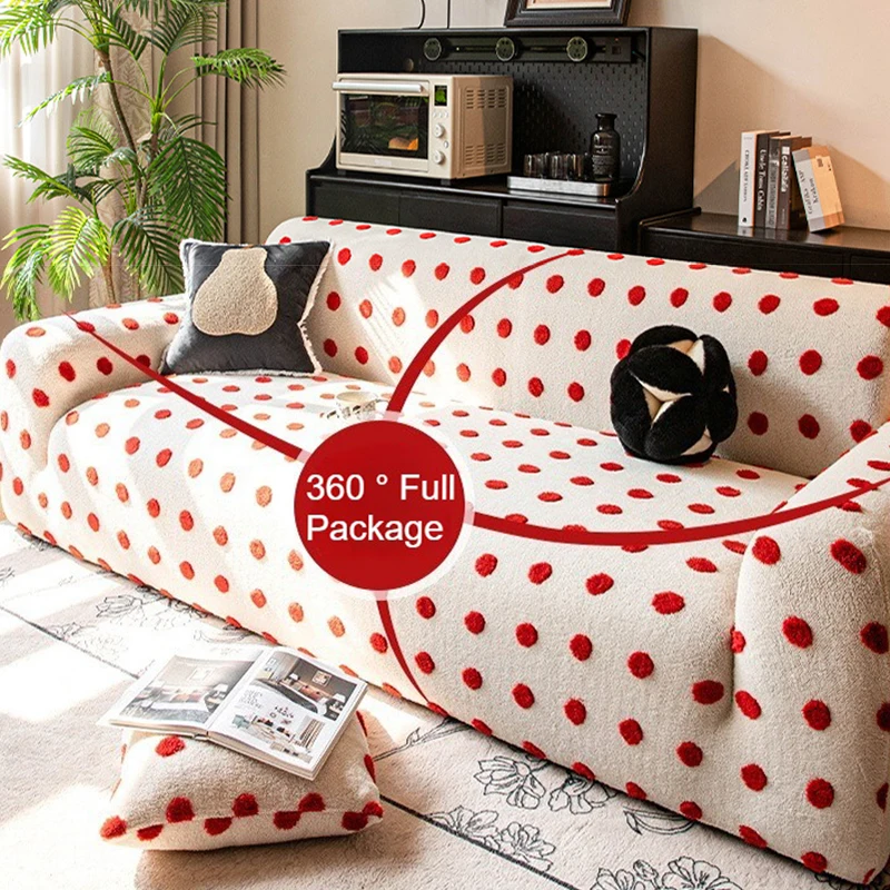 Newest Thicken Autumn and Winter Plush Sofa Cover Non-slip Soft Sofa Towel Couch Cushion for Living Room Modern Home Decor 소파 커버