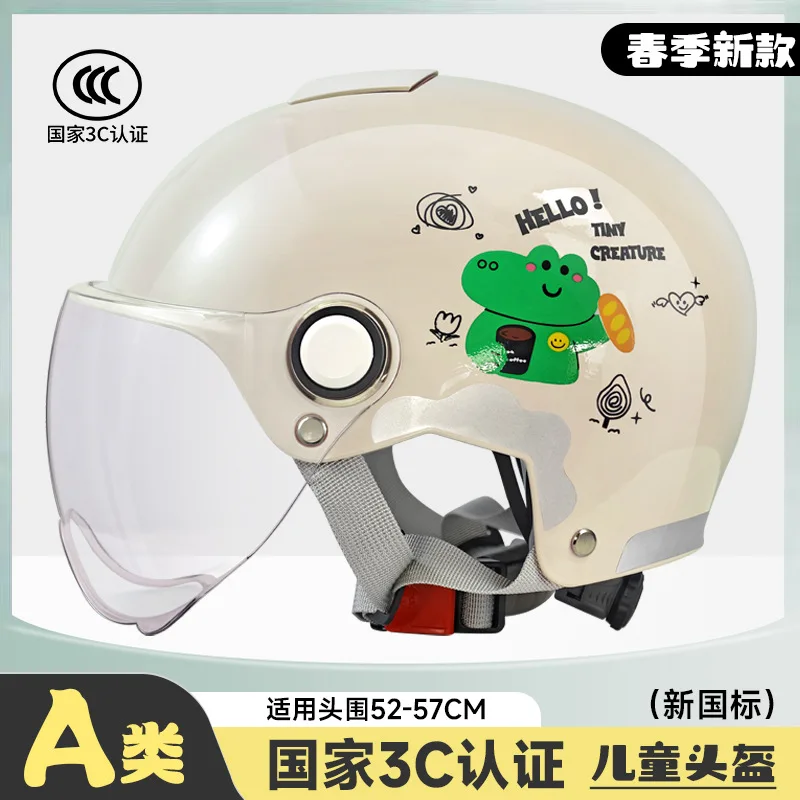 

New National Standard C Kids Helmet Children S E-Bike Summer Essential Cpsc-Certified Child Safety Gear Impact-Resistant Pc