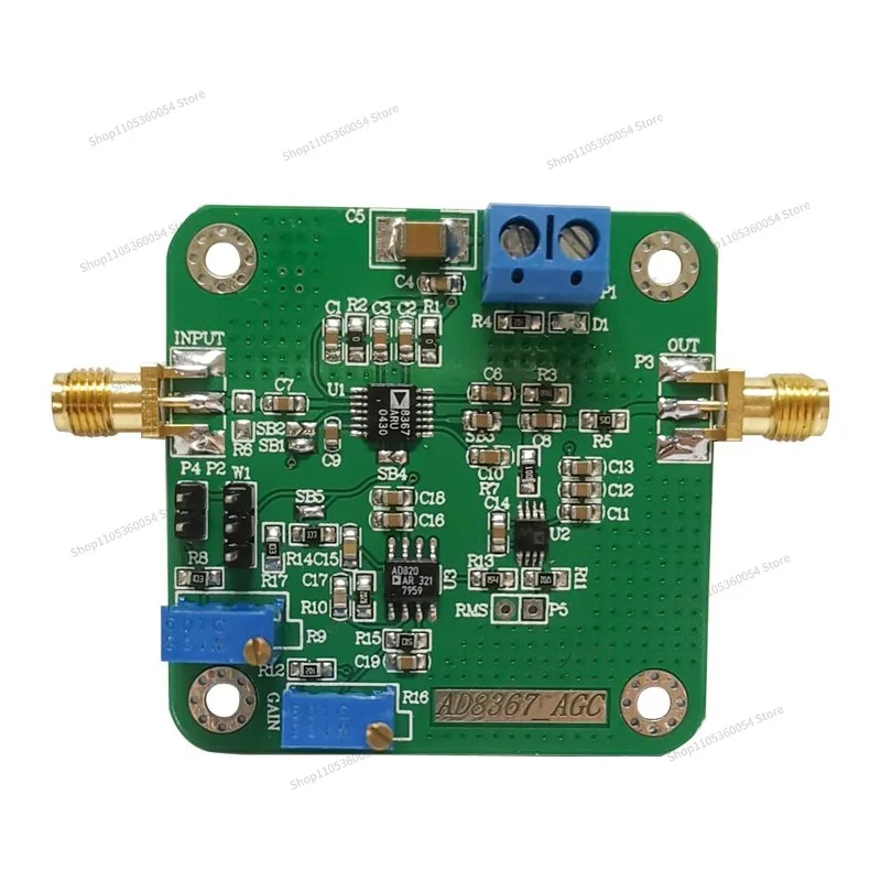 For AD8367_AGC Voltage Gain Module, High Performance Variable Gain Amplifier, Wide Bandwidth, Detector