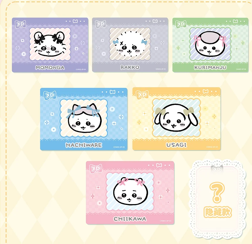 KABAO Original Chiikawa Sammelkarte Quadratisch Kawaii Charakter Hochwertige Anime-Spielzeugkarte Cartoon Dekorative Niedliche Sammelgeschenk – Detail 15