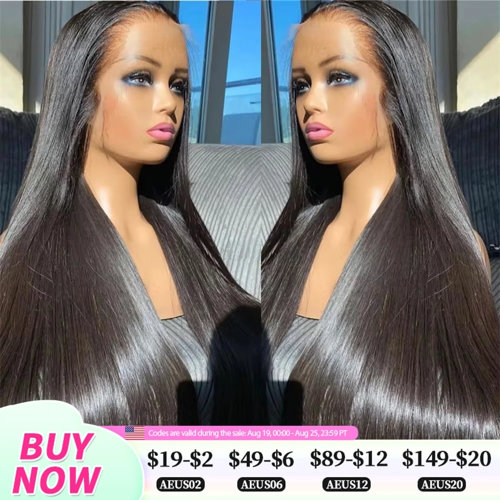 Bone Straight Wear and Go Glueless Wig Human Hair Pre-cut 6x4 Closure Lace Front Wigs 5x5 Clearance Wigs for Black Women 30 inch