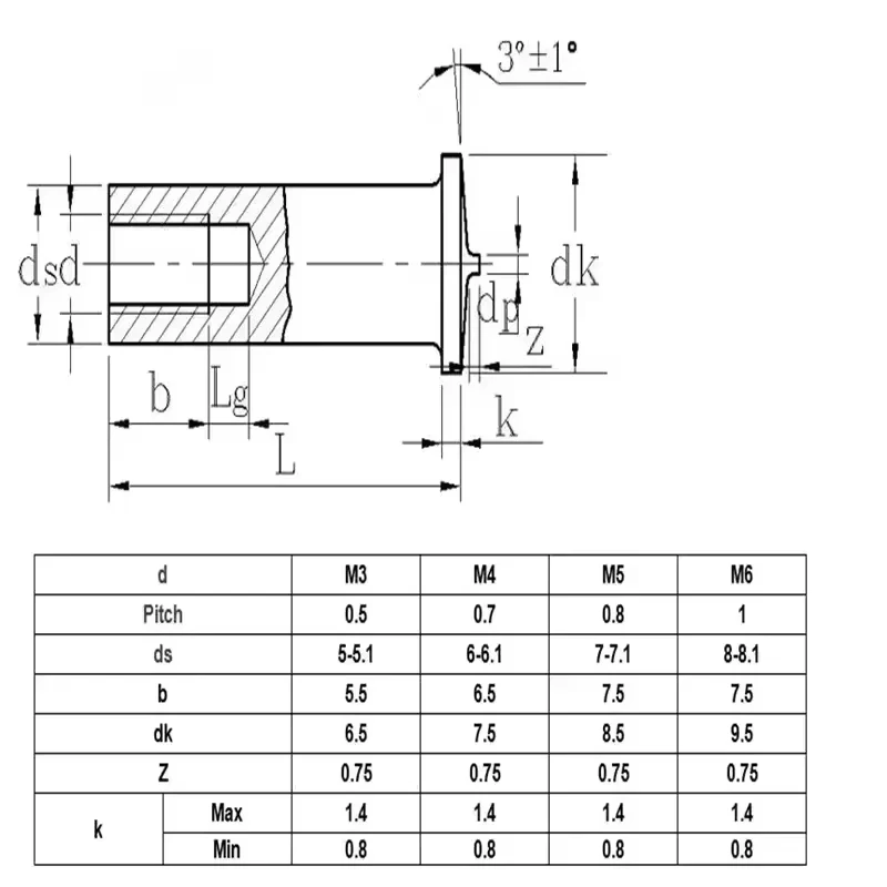 M3 M4 M5 M6*L Copper Plated Welding Stud Standoff Screws Soldering Pin PCB LED SMT Thread Connector Copper Stud Welding Screw