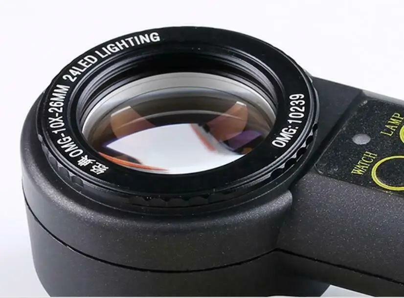 Imagem -04 - Antigo Jóias Diamante Identificação Lupa 10x com Luz Luxo Handheld Jóia Lupa Turquesa Omg10x 20x