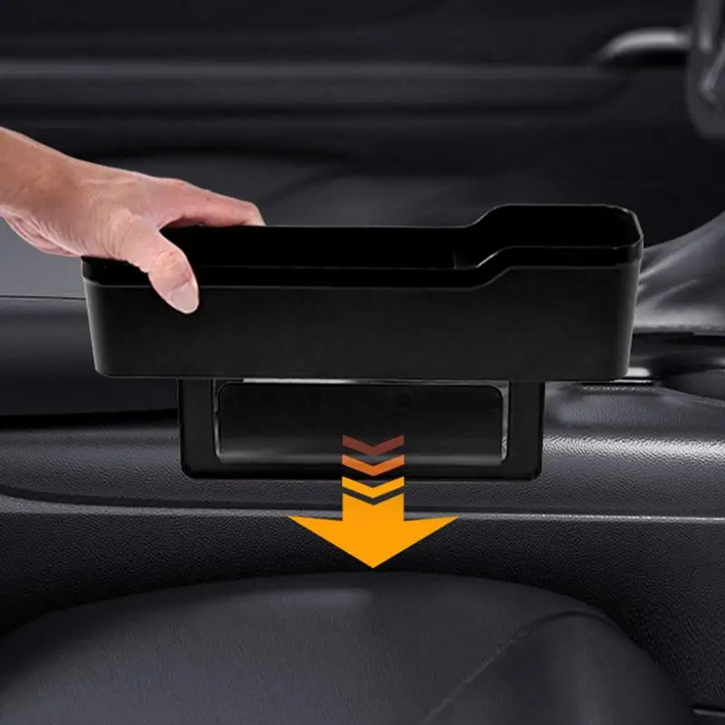 Scatola portaoggetti staccabile per fessure per seggiolino auto, spazio per sedile, tasca a fessura, organizer universale per seggiolino auto, chiave per telefono
