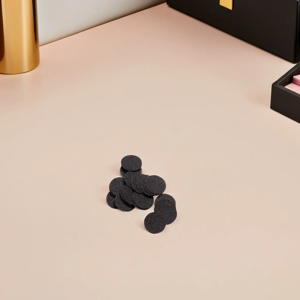 

100Pcs Replaceable Round 20Mm Sandpaper Discs Nail Sanding Paper Pads Pedicure Electric Foot File Refill Callus Removal Dead