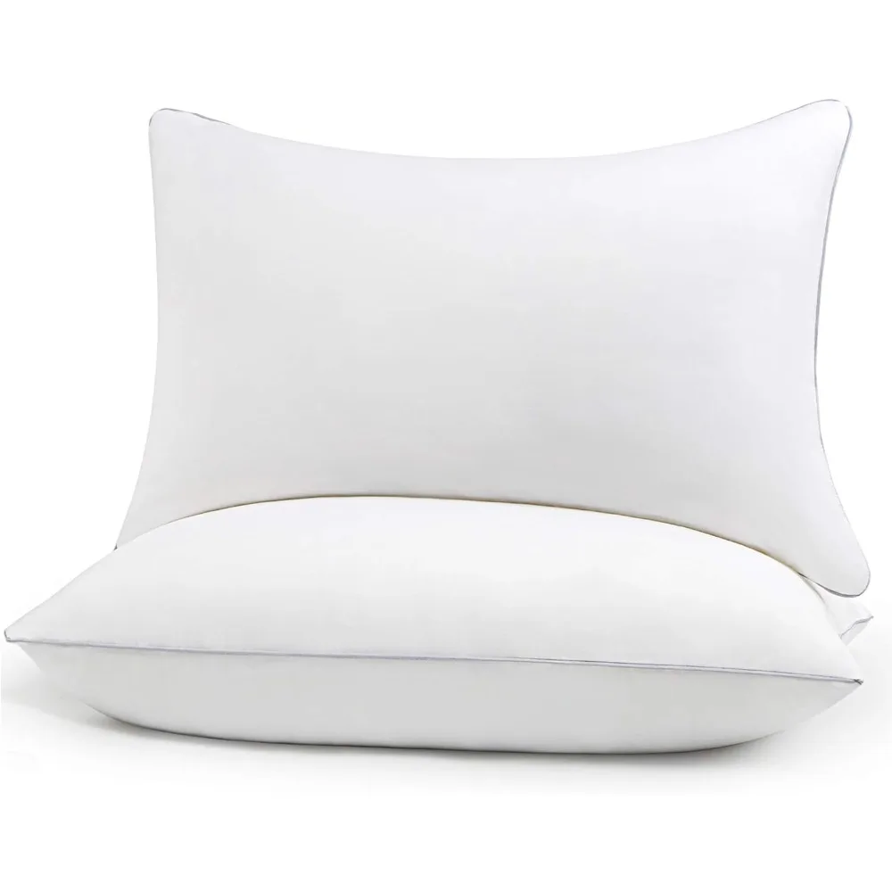 

Sleep pillow set (2-pack), standard size cooling pillow, high-end microfiber pillowcase
