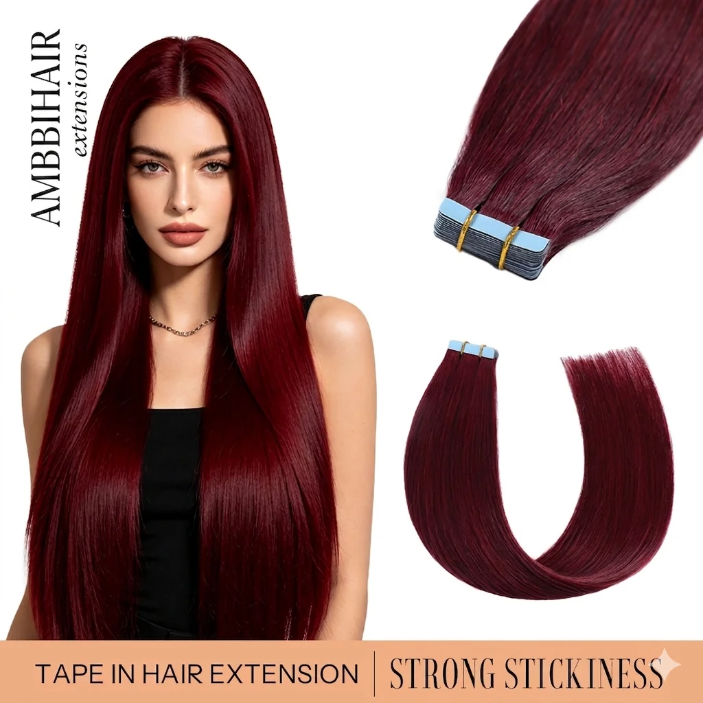 20pcs-european-remy-straight-burgundy-99j-human-hair-tape-on-extensions-invisible-adhesive-100-human-hair-for-salon