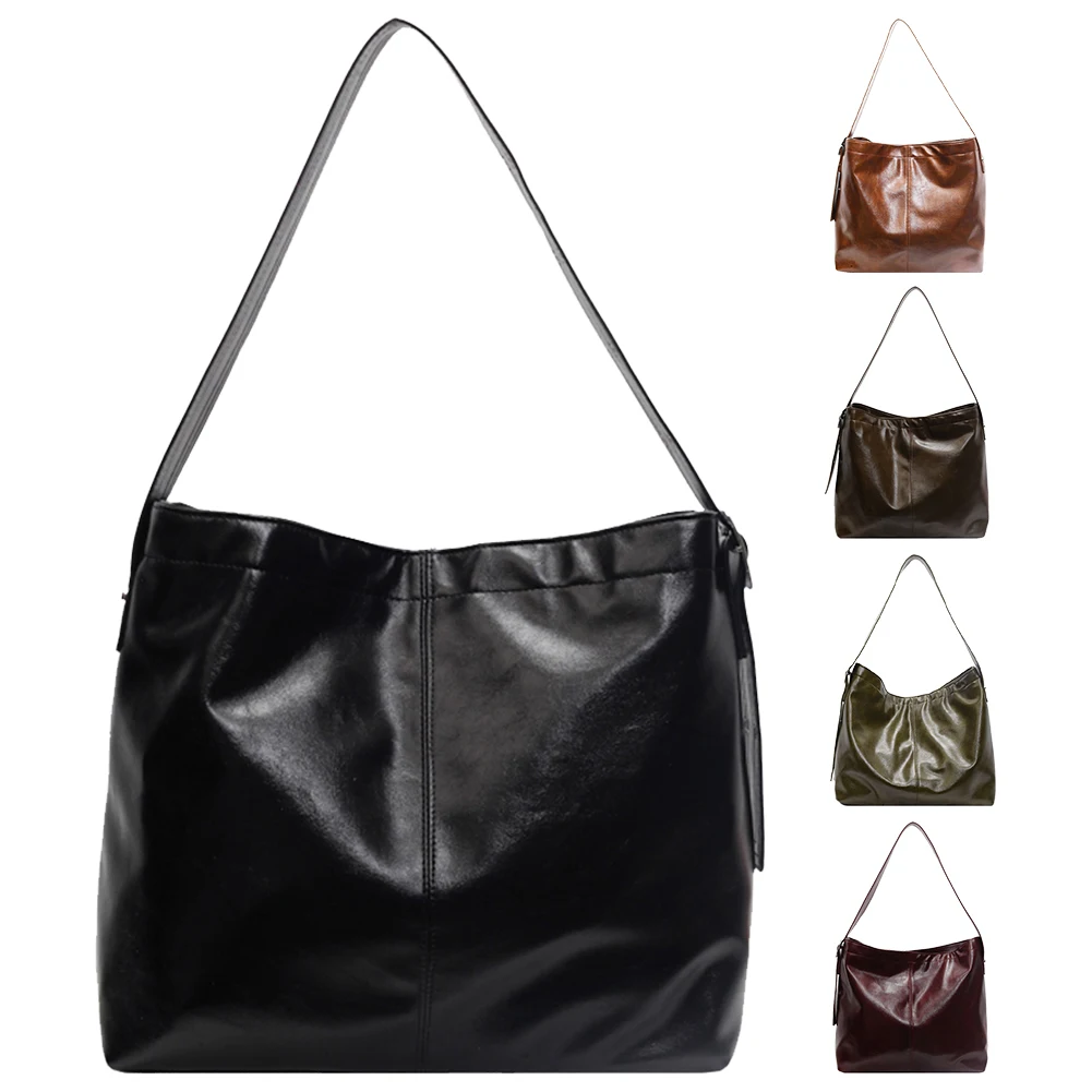 

Shoulder Bag for Women Adjustable Strap Tote Bag PU Leather with Interior Pocket Hobo Bag Handbag for Work Travel