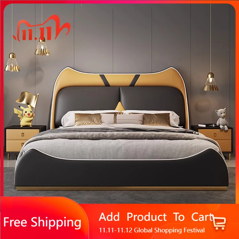 

Детская кровать-чердак, двуспальная роскошная массажная кровать для человека и собаки, замок, полный деревянный дизайн для девочек, спальная мебель Cama, домашняя мебель