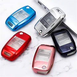 Key Case Cover for Kia K2 Rio Sorento K4 Cerato Forte Picanto Stonic Carnival Soul K3 K5 Sportage R Optima Telluride Seltos Ceed