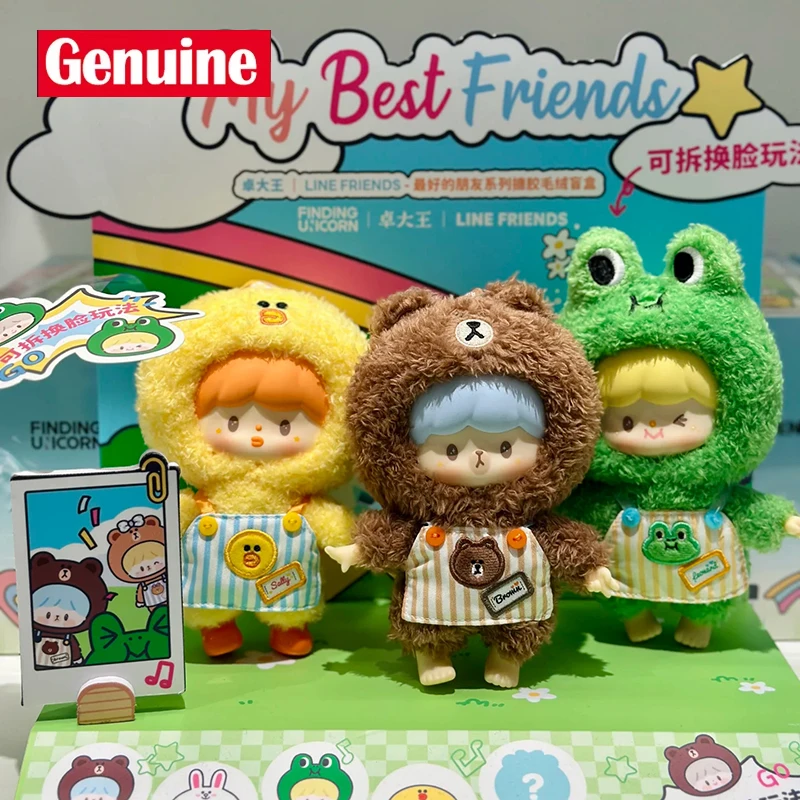 

Original Zzoton My Best Friends Series Blind Box Toys Mystery Box Vinyl Dolls Action Figure Model Cartoon Decor Birthday Gift