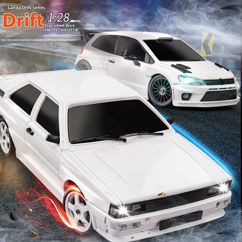 

2025 Landa 1:28 Full Proportion Four-Wheel Drive Drift Remote Control Car Rc Car Boy Competition Toy Car Boy Birthday Gifts